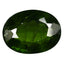 4.11 ct Excellent Oval Cut (11.85 x 9.04 mm) (Un-Heated) Green Chrome Diopside