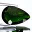 5.55 ct Superior Pear (14.52 x 9.51 mm) (Un-Heated) Green Chrome Diopside