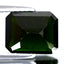 4.51 ct Very good Octagon Cut (10.06 x 8.15 mm) Un-Heated Green Chrome Diopside