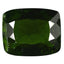 5.42 ct Fair Cushion (11.02 x 8.96 mm) (Un-Heated) Green Chrome Diopside