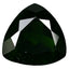 7.55 ct Pretty Trillion (12.80 x 12.68 mm) (Un-Heated) Green Chrome Diopside