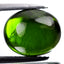 5.03 ct Fair Oval Cabochon Cut (11.14 x 9.07 mm) Un-Heated Green Chrome Diopside