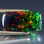 5.47 ct Gorgeous Cushion Cabochon(17.76 x 9.37 mm)Ethiopian Flashing Black Opal