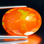 9.71 ct Best Oval Cut (19.01 x 14.10 mm) Heated Orange Fire Opal Loose Gemstone