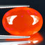 6.37 ct Awe-inspiring Oval (17.75 x 12.82 mm) Heated Orange Fire Opal Gemstone