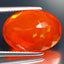 6.37 ct Awe-inspiring Oval (17.75 x 12.82 mm) Heated Orange Fire Opal Gemstone