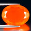 4.08 ct Remarkable Oval(14.86 x 11.15 mm)Heated Orange Fire Opal Loose Gemstone