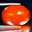 4.08 ct Remarkable Oval(14.86 x 11.15 mm)Heated Orange Fire Opal Loose Gemstone