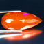 6.47 ct Awe-inspiring Pear (24.67 x 11.06 mm) Heated Orange Fire Opal Gemstone