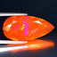 4.19 ct Sparkling Pear (21.47 x 10.69 mm) Heated Orange Fire Opal Loose Gemstone