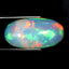 6.81 ct Significant Oval Cabochon(18.75 x 9.92 mm)Multicolor Rainbow Opal Stone