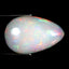 6.90 ct Stunning Pear Cabochon(18.62 x 11.96 mm)Multicolor Rainbow Opal Gemstone