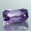 GIA Certified 2.00 ct Octagon (8.61 x 6.12 mm) Unheated Natural Purple Sapphire
