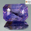 GIA Certified 1.71 ct Octagon (7.79 x 5.34 mm) Unheated Pinkish Purple Sapphire