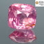 GIA Certified 1.46 ct Astonishing Cushion(6.34 x 5.73 mm)Unheated Pink Sapphire