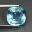 5.42 ct Cushion (11.11 x 11.05 mm) Brazil Sky Blue Aquamarine Gemstone