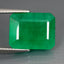 6.10 ct Flashing Octagon (12.85 x 10.25 mm) Colombia Green Natural Emerald Gem