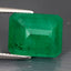 6.10 ct Flashing Octagon (12.85 x 10.25 mm) Colombia Green Natural Emerald Gem