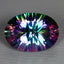 7.73 ct Great looking Oval (13.90 x 10.19 mm) Green Mystic Fire Topaz Gemstone