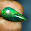 5.84 ct Tremendous Pear Cabochon(22.01 x 10.76 mm)Ethiopian Flashing Black Opal