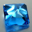 25.36 ct Pleasant Princess (16.95 x 16.88 mm) Brazil Swiss Blue Topaz Gemstone