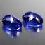 6.47 ct(2pcs)MATCHING PAIR Oval(10.00 x 7.75 mm)Purplish Blue Tanzanite Stone