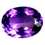 9.95 ct Oval (16.43 x 12.61 mm) Brazil Natural Purple Amethyst Loose Gemstone