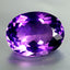 9.95 ct Oval (16.43 x 12.61 mm) Brazil Natural Purple Amethyst Loose Gemstone