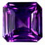 6.01 ct Octagon (11.40 x 11.24 mm) Brazil Natural Purple Amethyst Loose Gemstone