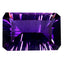 9.86 ct Emerald (17.35 x 11.44 mm) Brazil Natural Purple Amethyst Loose Gemstone