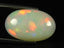 6.59 ct Oval Cabochon (19.56 x 12.44 mm) Play of Colors Rainbow Opal