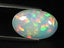 5.82 ct Oval Cabochon (17.61 x 11.56 mm) Play of Colors Rainbow Opal Stone
