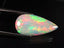 4.26 ct Pear Cabochon (21.43 x 10.77 mm) Multicolor Rainbow Opal Gemstone