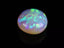 GIA Certified 31.16ct Round Cabochon (23.75 x 23.05 mm) Rainbow Opal