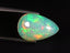 5.64 ct Pear Cabochon (17.28 x 11.47 mm) Ethiopian Natural Rainbow Opal