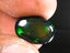 3.48 ct Oval Cabochon (13.02 x 8.93 mm) Play of Colors Black Opal Stone