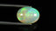 4.13 ct Oval Cabochon (13.21 x 10.11 mm) Ethiopia Play of Colors Rainbow Opal