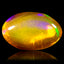 1.34 ct Attractive Fancy Cabochon(9.18 x 5.97 mm)Multi Orange Fire Opal