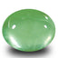 2.33 ct Oval Cabochon (8.83 x 6.94 mm) Un-Heated Green Prehnite Loose