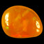 2.70 ct Beautiful Fancy Cabochon (13.90 x 11.12 mm) Multi Orange Fire Opal