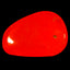 1.25 ct Fancy Cabochon (11.32 x 7.74 mm) Flashing Multi Red Fire Opal