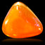 1.44 ct Fancy Cabochon (9.89 x 8.99 mm) Flashing Natural Orange Fire Opal