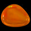 0.78 ct Fancy Cabochon(8.16 x 6.34 mm) Flashing Natural Orange Fire Opal