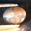 0.48 ct  Oval Cabochon (5.23 x 4.11 mm) Un-Heated Natural Alexandrite Cat's Eye