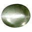0.42 ct  Oval Cabochon (4.33 x 3.57 mm) Un-Heated Natural Alexandrite Cat's Eye