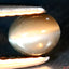0.63 ct  Oval Cabochon (5.08 x 4.28 mm) Un-Heated Natural Alexandrite Cat's Eye