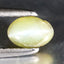 0.57 ct  Oval Cabochon (5.54 x 3.92 mm) Un-Heated Natural Alexandrite Cat's Eye