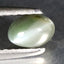 0.73 ct  Oval Cabochon (5.65 x 3.93 mm) Un-Heated Natural Alexandrite Cat's Eye