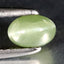 0.75 ct  Oval Cabochon (5.57 x 3.57 mm) Un-Heated Natural Alexandrite Cat's Eye