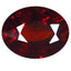 1.11 ct Dazzling Oval (6.88 x 5.49 mm) Orangy Red Spessartine Natural